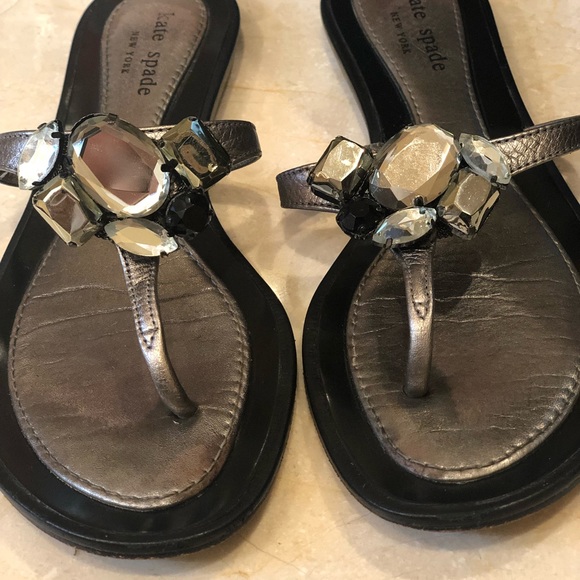 Kate Spade jeweled sandals - Picture 3 of 7
